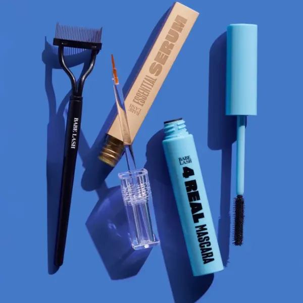 Babe Original Viral Lashes Set for Longer-Looking Eyelashes, Babe Lash Serum, 4 Real Mascara, Pro Lash Separator, Great Gift for Mamas,